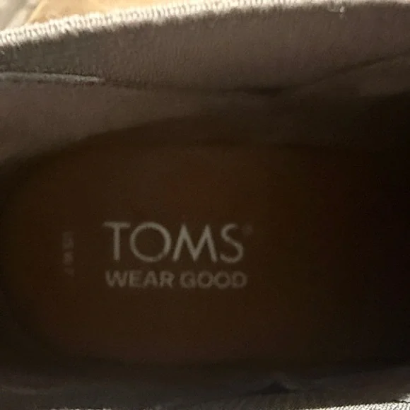 Toms Brown Wedge Ankle Boots - Picture 6 of 7